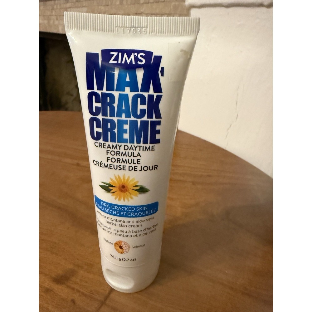 Zim's Crack Creme Creamy Daytime Aloe/Arnica 2.7 Oz‎ 76.8g VHTF New *READ*